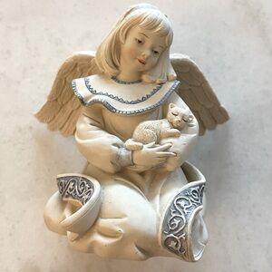 Sarah’s Angels “Care” Angel Figurine with Cat